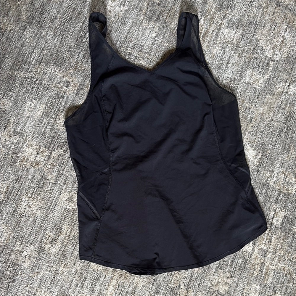 Lululemon Black Women's tank - racer back - sheet panel - small